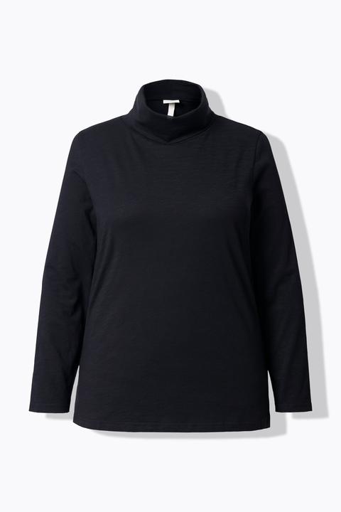 Produktbild Ulla Popken Shirt, Rollkragen, Slim, Langarm (54, 56)