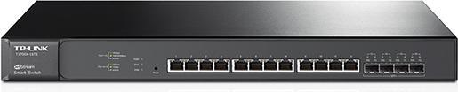 Produktbild TP-Link JetStream 16-Port 10G Smart Switch, 12 10GBase-T Ports, 4 10G SFP+ Slots (16 Ports)