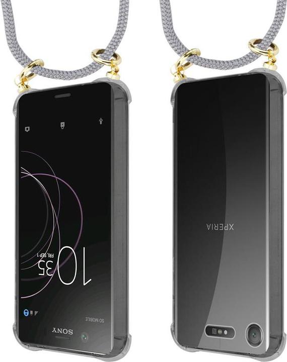 Actual product image Cadorabo Necklace Case TPU Handy Kette GOLD