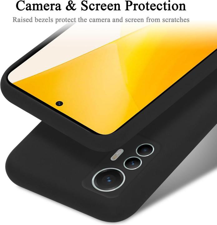Actual product image Cadorabo TPU Liquid Silicone Case Cover for Xiaomi 12 LITE (Xiaomi 12 Lite)