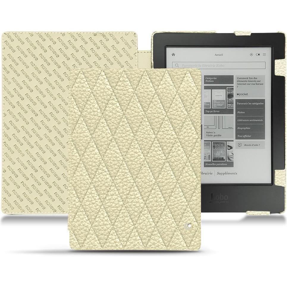 Thumbnail - Noreve Lederschutzhülle horizontal (Aura H2O), Tablet Hülle, Beige