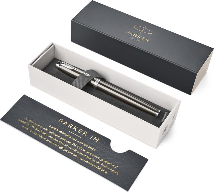 Actual product image Parker Pen IM Dark Espresso C.C. (Silver, Gun metal, 1 x)