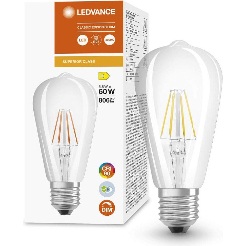 Thumbnail - Ledvance, Leuchtmittel, LED-Lampe (E27, 5.80 W, 806 lm, 1 x, D)