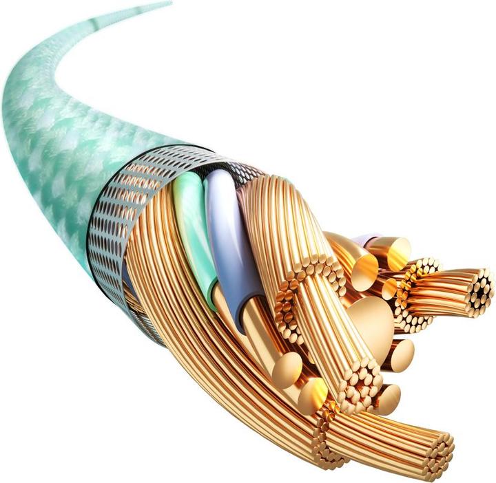 Produktbild Joyroom Multi-Color Series SA34-AL3 USB-A / Lightning 3A-Kabel 1 m – weiss (1 m)