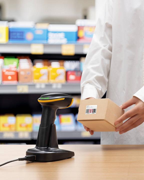 Immagine prodotto Inateck Barcodescanner 36 black (BCST-36 black) (Codici a barre 2D, Codici a barre 1D)