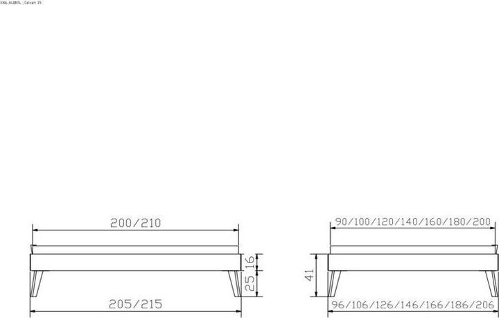 Image du produit Hasena Calvari 25 (140 x 200)