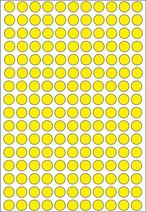 Actual product image HERMA Marking points