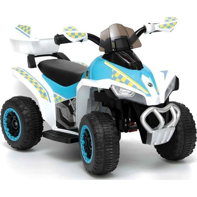 Lean Toys Electric Ride-On Police Quad YSA021A White (6 V)