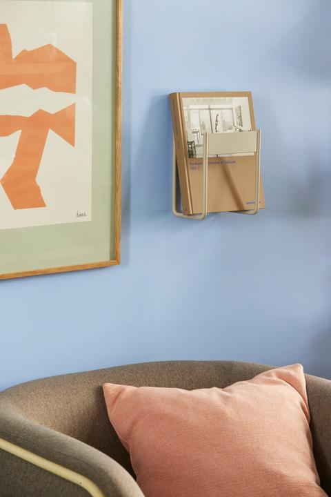 Actual product image Hübsch Inbetween Magazine Holder Light grey (19 x 12 x 26 cm)