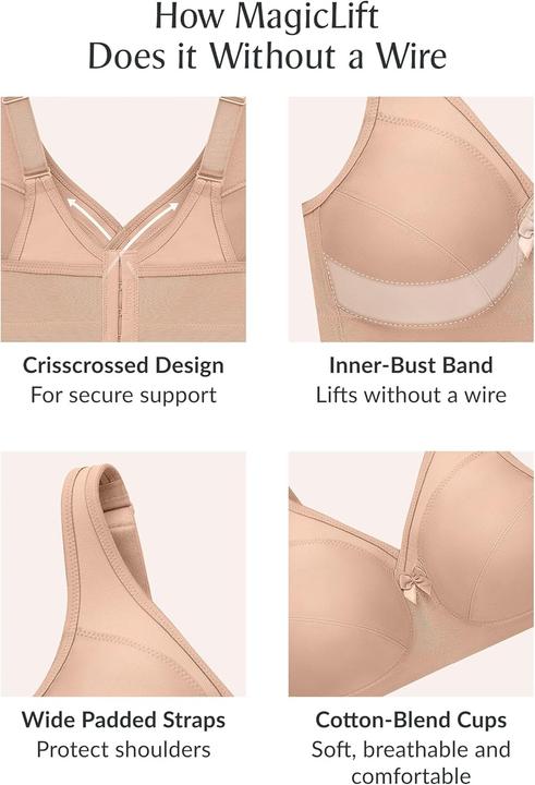Actual product image Glamorise Magiclift Active Support Bra (Single pack, 105 C)