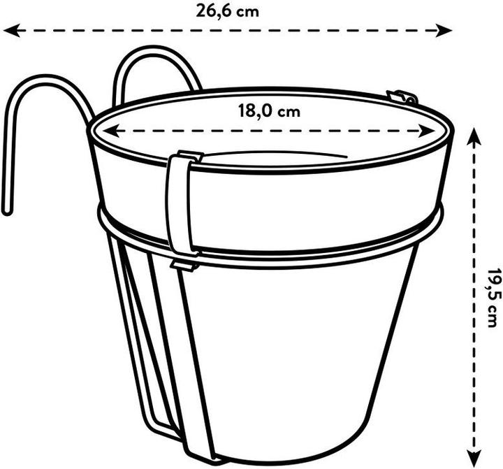 Image du produit Elho Loft urbain (28 cm)