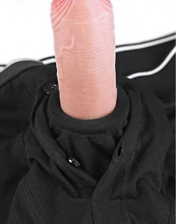 Productafbeelding Lovetoy Love Toy - Unisex Strap-On Shorts Maat S - Zwart