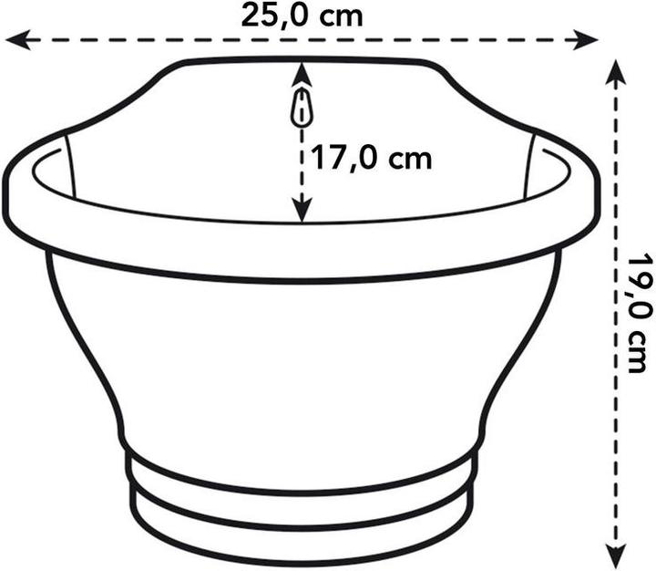 Produktbild Elho Corsica Wandampel (16 cm)