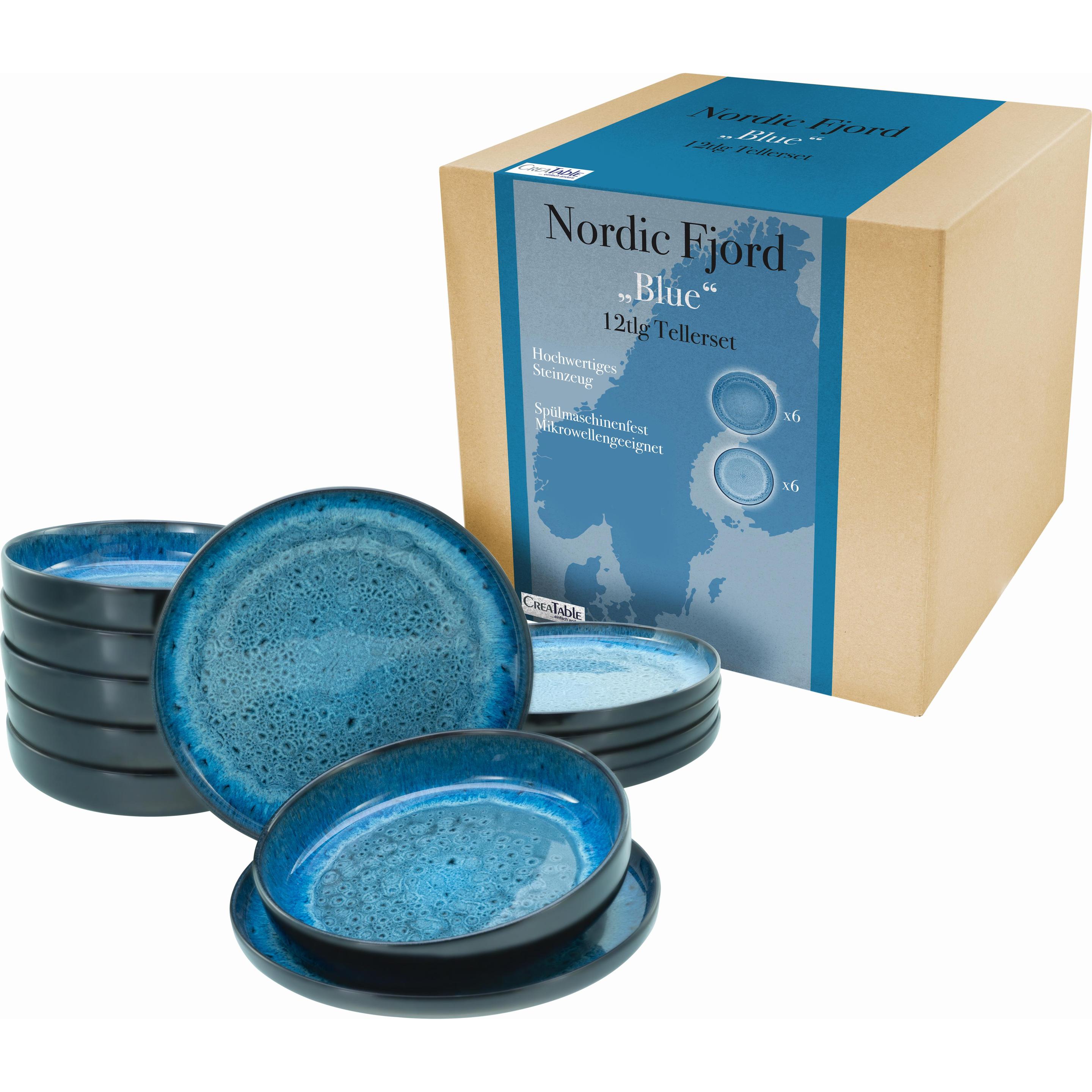 CreaTable, Geschirrset, Nordic Fjord (6 Stück)