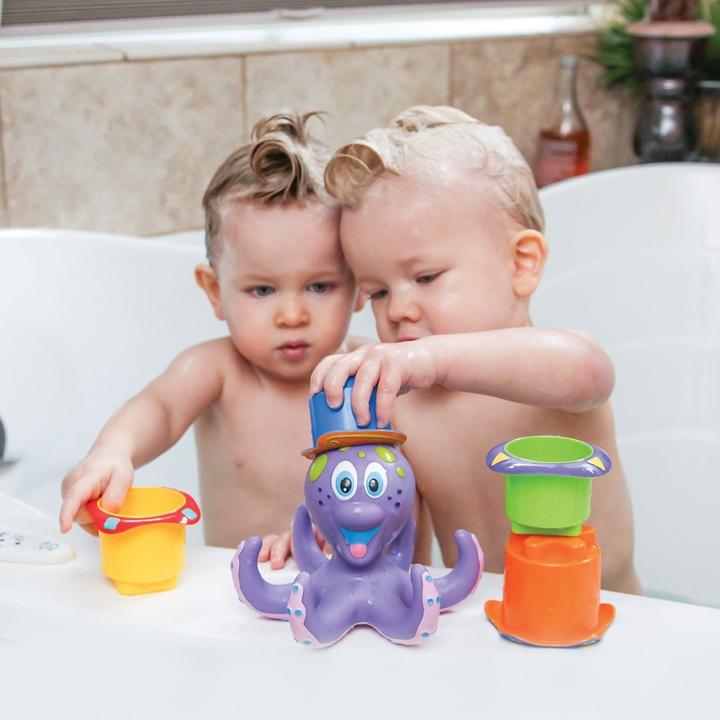 Actual product image Nuby Octopus with playing figures