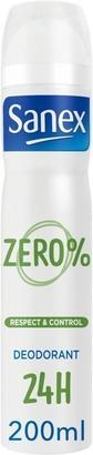Actual product image Sanex Deodorant Spray Zero% Normal Skin 200ml (Spray, 200 ml)
