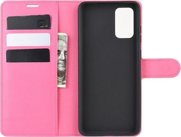 Actual product image MU Classic Litchi Leather Bookcover Series (Samsung Galaxy S20+)