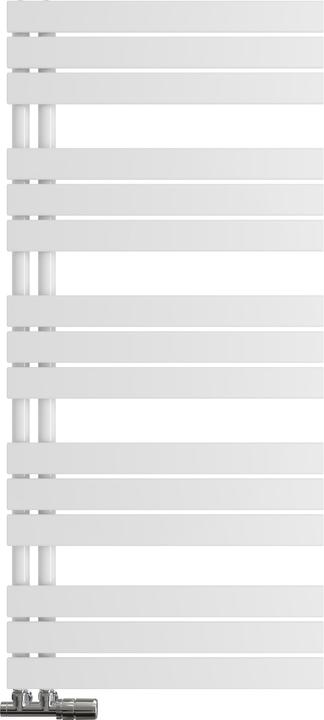 Actual product image Emke Bathroom Radiator Towel Rail Adjustable Temperature Control 130x60cm White 789W