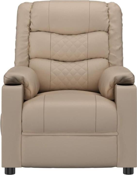 Produktbild vidaXL Relaxsessel Elektrisch Cappuccino-Braun Kunstleder