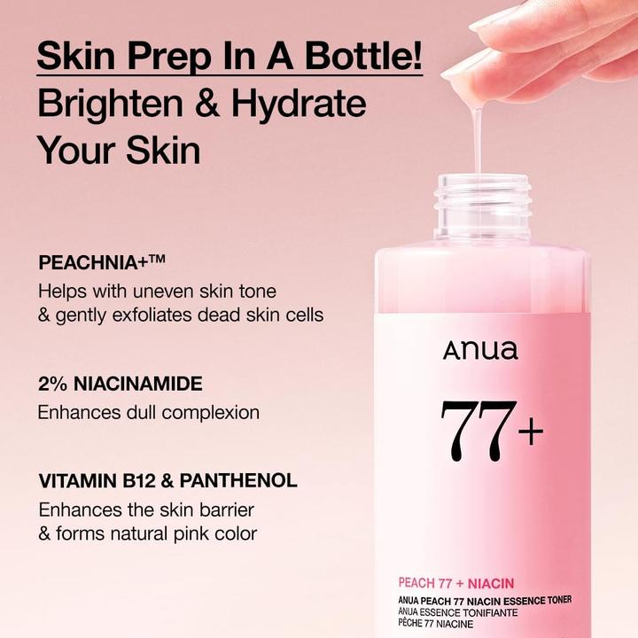 Immagine prodotto Anua Tonico all'essenza di pesca 77% di niacina - 250 ml (250 ml)