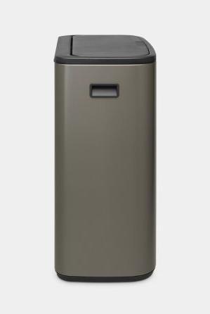 Productafbeelding Brabantia Bo Touch Bin 60 liter recyclingbak, Plantium (60 l)
