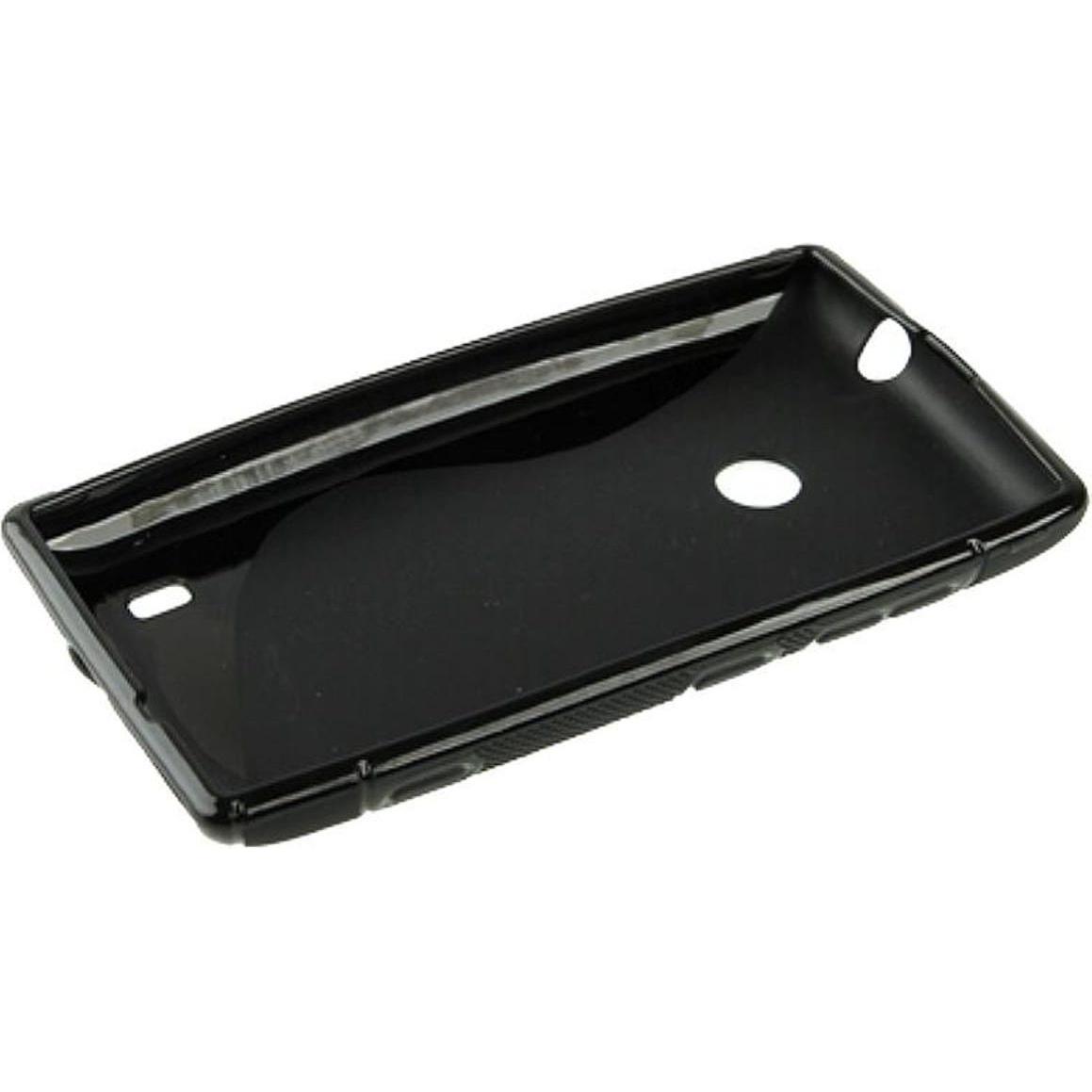Thumbnail - König Design Schutzhülle TPU Case für Handy Nokia Lumia 520 Schwarz (Nokia Lumia 520), Smartphone Hülle, Schwarz