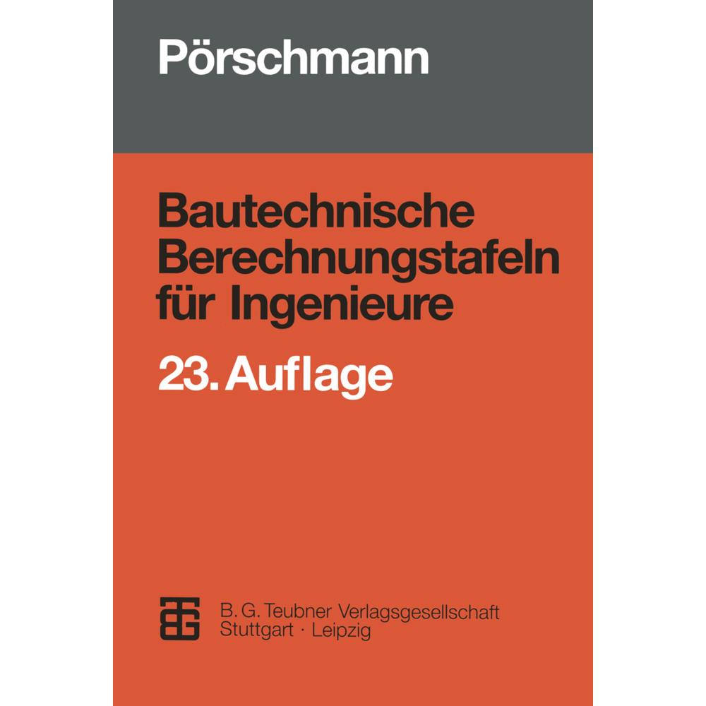 Bautechnische Berechnungstafeln für Ingenieure, Fachbücher
