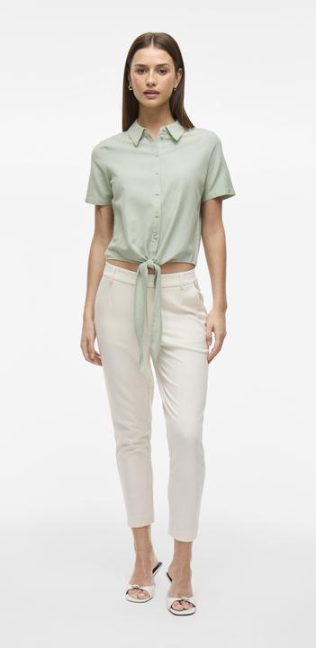 Image du produit Vila Vorn gebundene Kurzarmhemd (38)