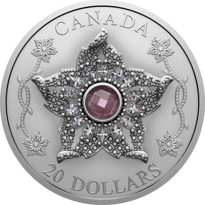 Royal Canadian Mint Silber 'Williamson-Diamantbrosche' 1 oz - Matte Proof 2025 (999.90, 2025)