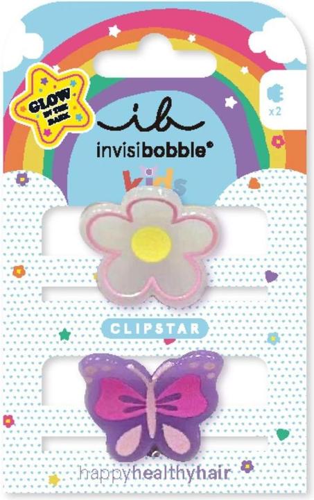Invisibobble Klamm Clipst Glo Kid Flow 2 (2 pcs)