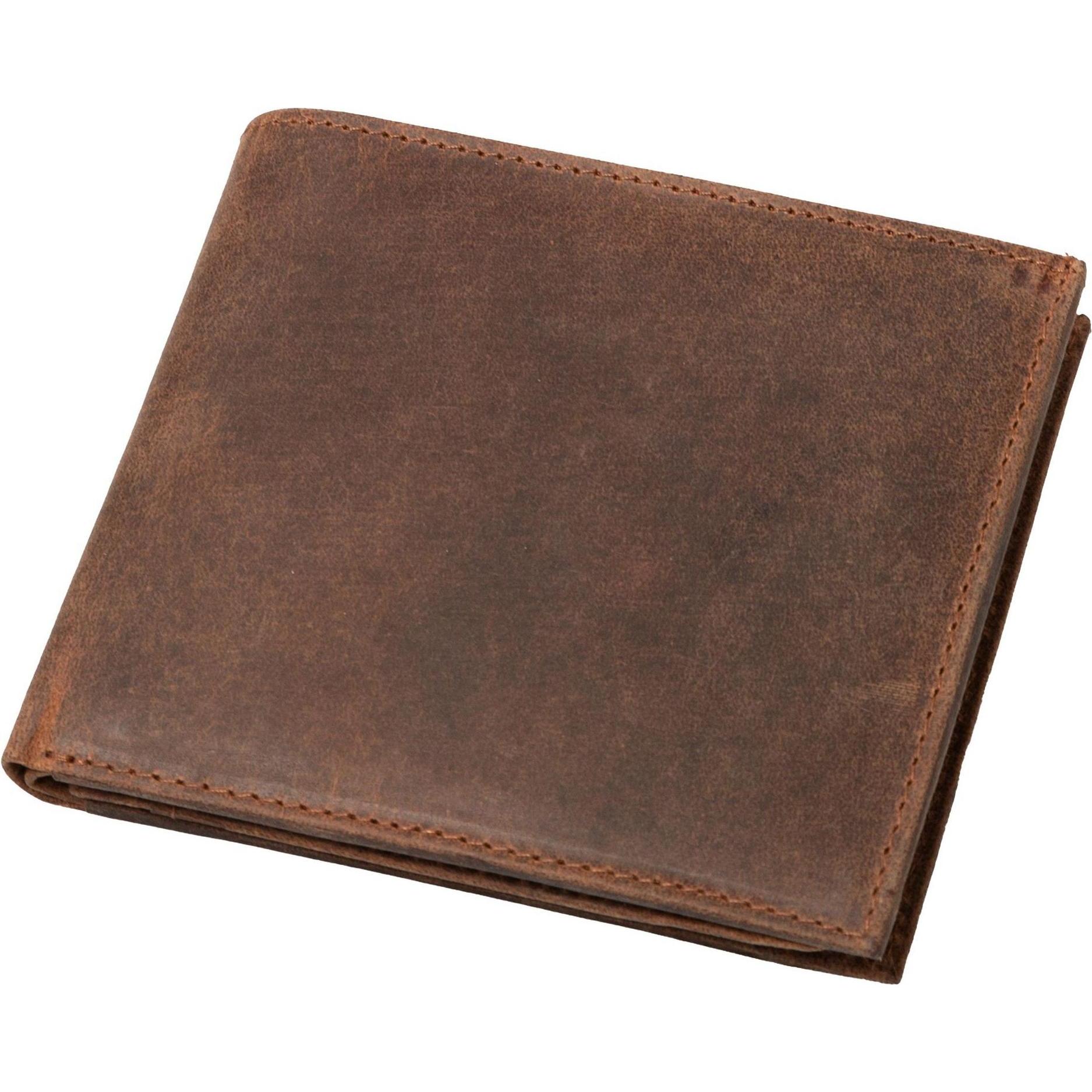Alassio, Herren, Portemonnaie, Geldbörse Leder 12 cm, Braun