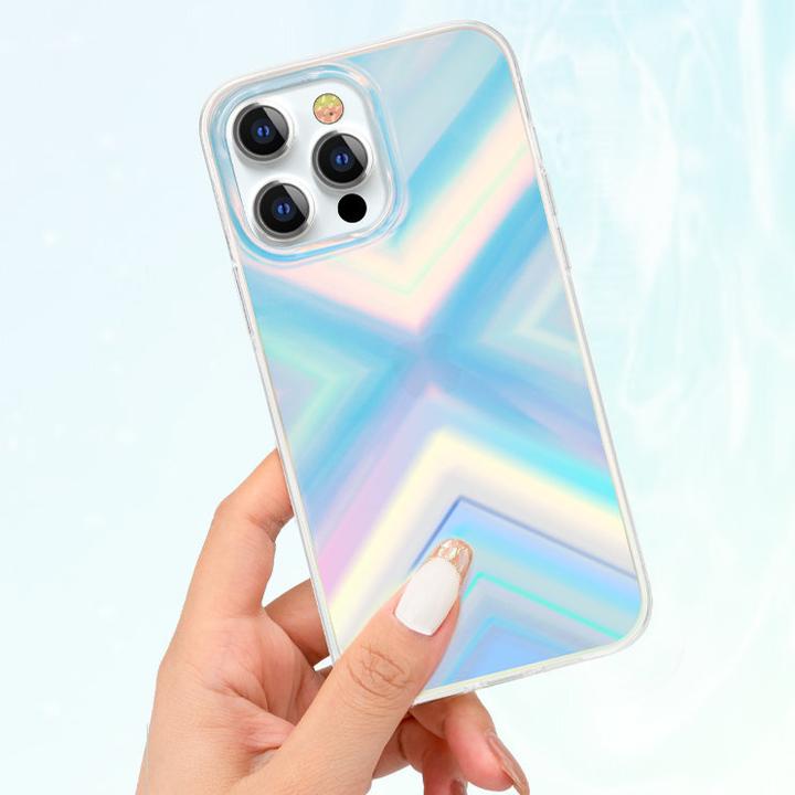 Immagine prodotto Kingxbar Modello a triangolo 3D della serie Streamer (Apple iPhone 13 Pro)