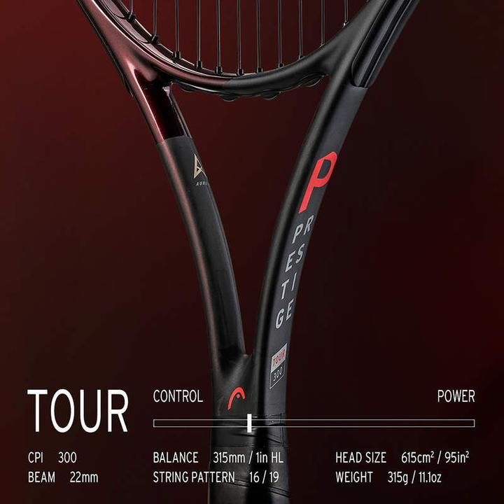 Image du produit Head Raquettes de tennis Prestige Tour 2021 (4, 315 g)