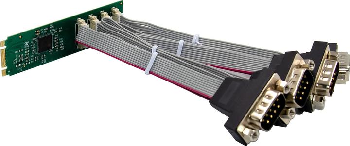 Produktbild InLine Schnittstellenkarte M.2 zu 4x seriell 9pol Stecker