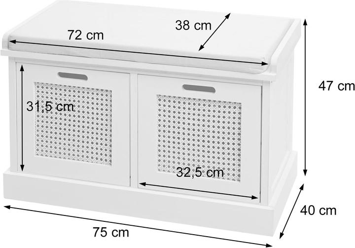 Produktbild Jamb Garderobenbank (75 cm)