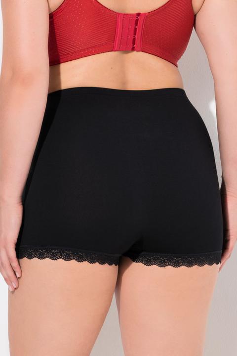 Image du produit Ulla Popken Lot de 3 shorties, dentelle et motif à pois (46, 48, Lot de 3)