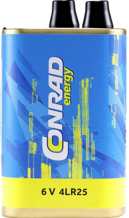 Actual product image Conrad energy Alkaline 4 LR25 (6 V, 16000 mAh)
