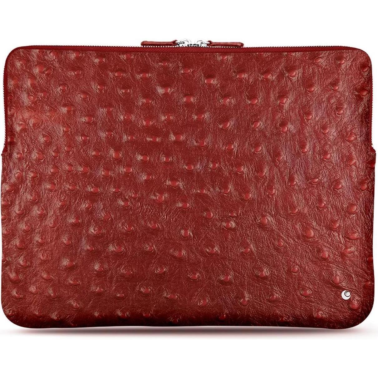 Noreve Lederschutzsleeve, Notebooktasche, Rot