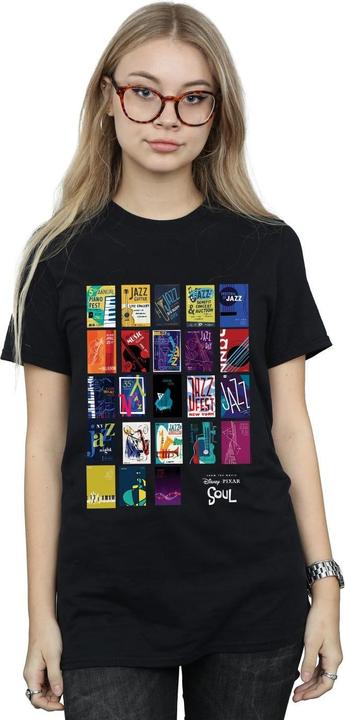Immagine prodotto Disney Soul Jazz Poster Wall Maglietta Ampia Donna (XL)