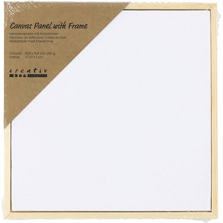 Actual product image Creativ Company Canvas panel with frame (15.80 x 15.80 cm)