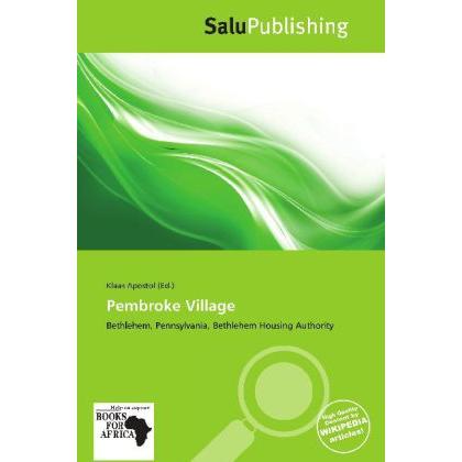 Pembroke Village, Fachbücher von Klaas Apostol