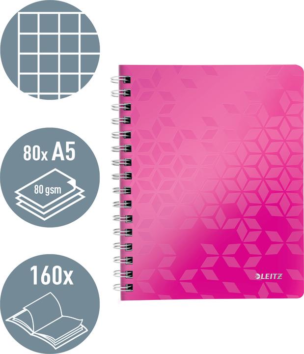 Produktbild Leitz Wow (A5, Kariert, Weicher Einband)