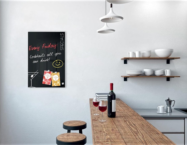 Image du produit Sigel Tableau magnétique en verre Artverum avec design (Tableau magnétique, 40 x 60 cm)