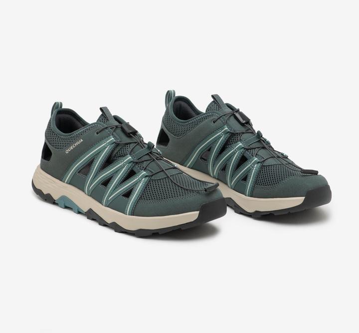 Immagine prodotto Quechua Sandalenschuhe Trekkingsandalen Herren Wandern - NH900 Fresh grau (42)