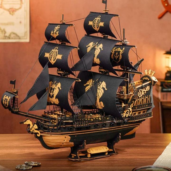 Image du produit Robotime Barque hippocampe