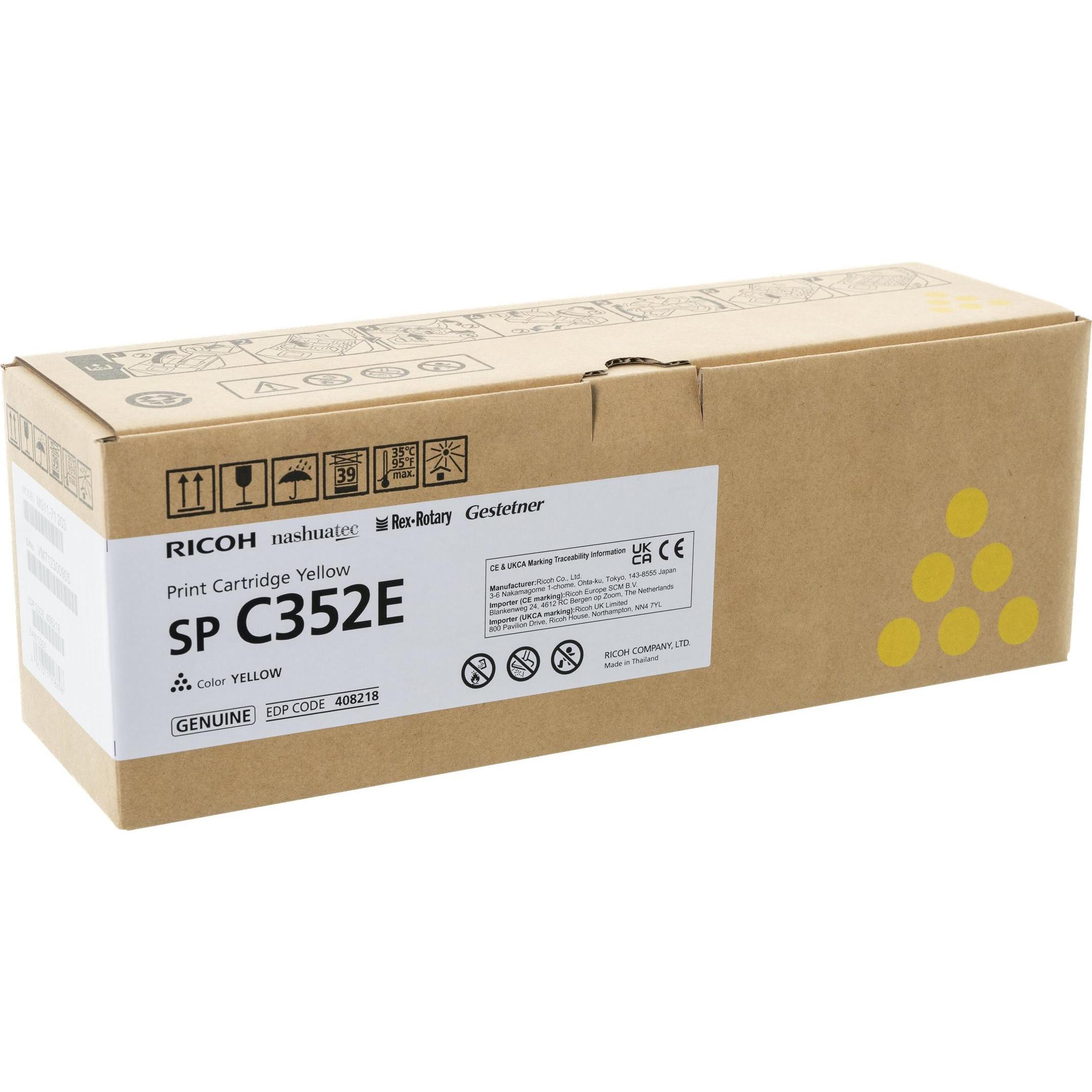 RICOH, Toner, SP C352E 408218 (Y)