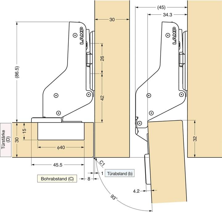 Actual product image Sugatsune Heavy-duty cup belt, corner belt, center belt and inboard belt