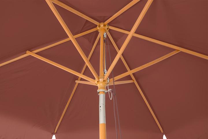 Produktbild Royal Gardineer 2er-Set neigbare Sonnenschirme mit Holzgestell (2.84 m)