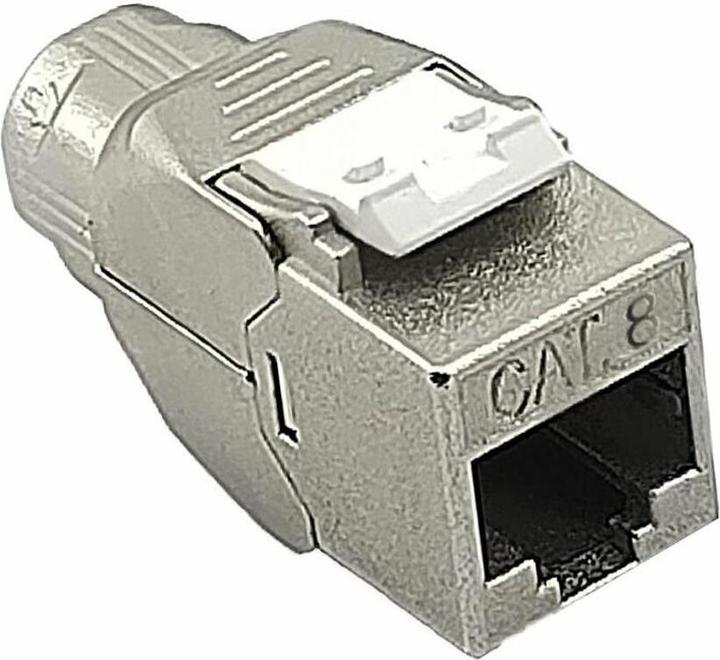 Produktbild Roline Keystone Cat.8.1 Stp Super Slim Sans Outil Avec écrous (Keystone Modul)
