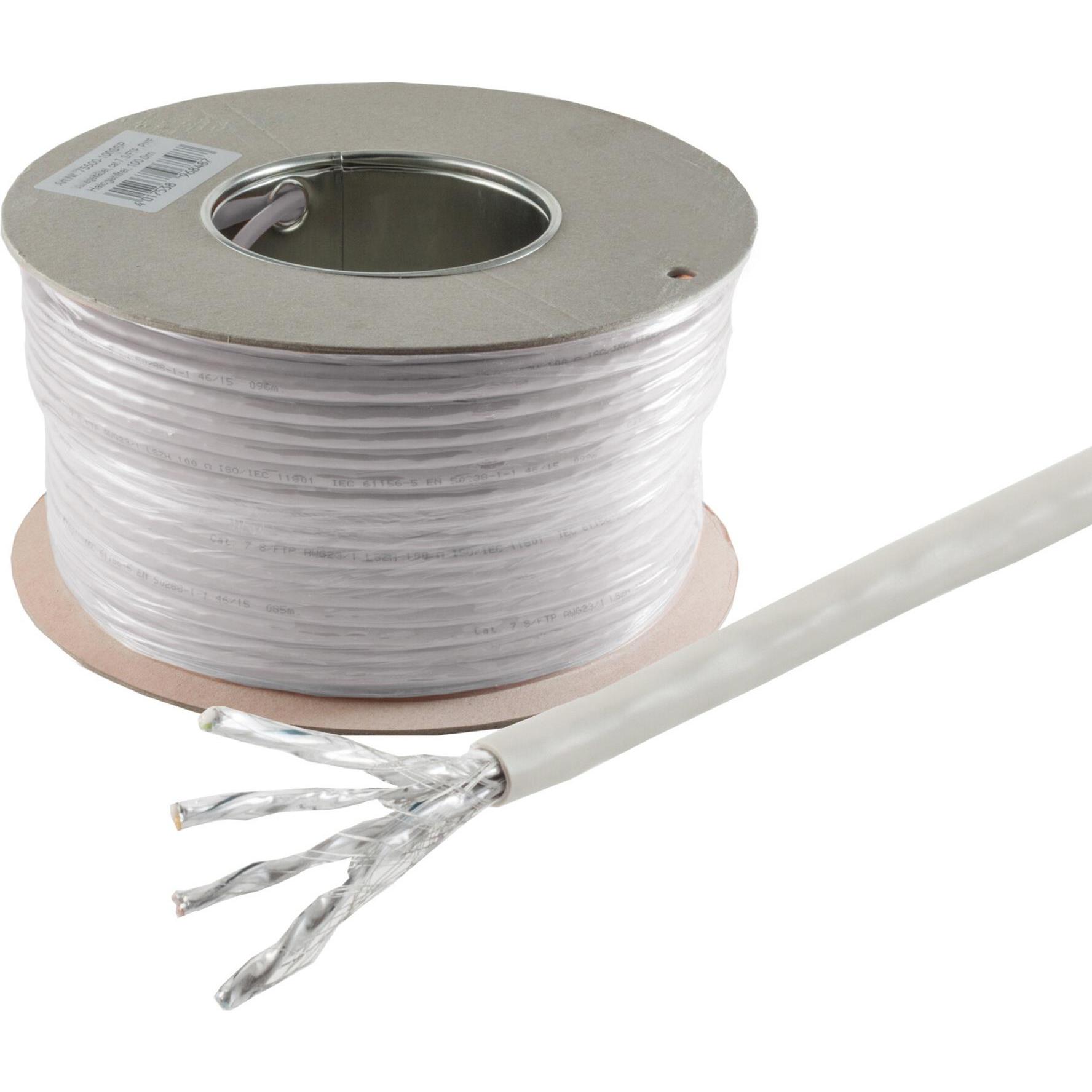Shiverpeaks -BASIC-S--Netzwerkkabel-LAN-Verlegekabel, cat. 6, S/FTP, PIMF, Halogenfrei, 100m (S/FTP, CAT6, 100 m), Netzw...